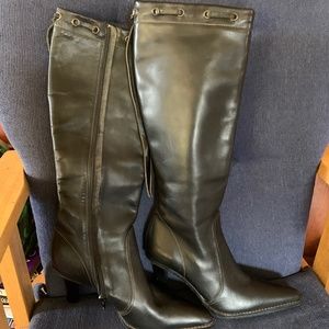 Coach leather boots